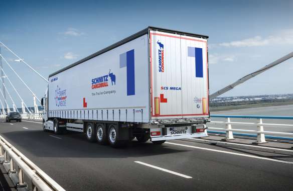 The S.CS MEGA curtainsider semi-trailer is setting the standard in bulk transport.
